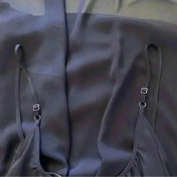 Express Purple Spaghetti Strap
Beaded Neckline Trapeze Dress Size Medium - Picture 9 of 13